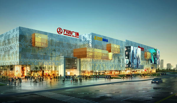 東莞萬達(dá)廣場不銹鋼煙囪安裝